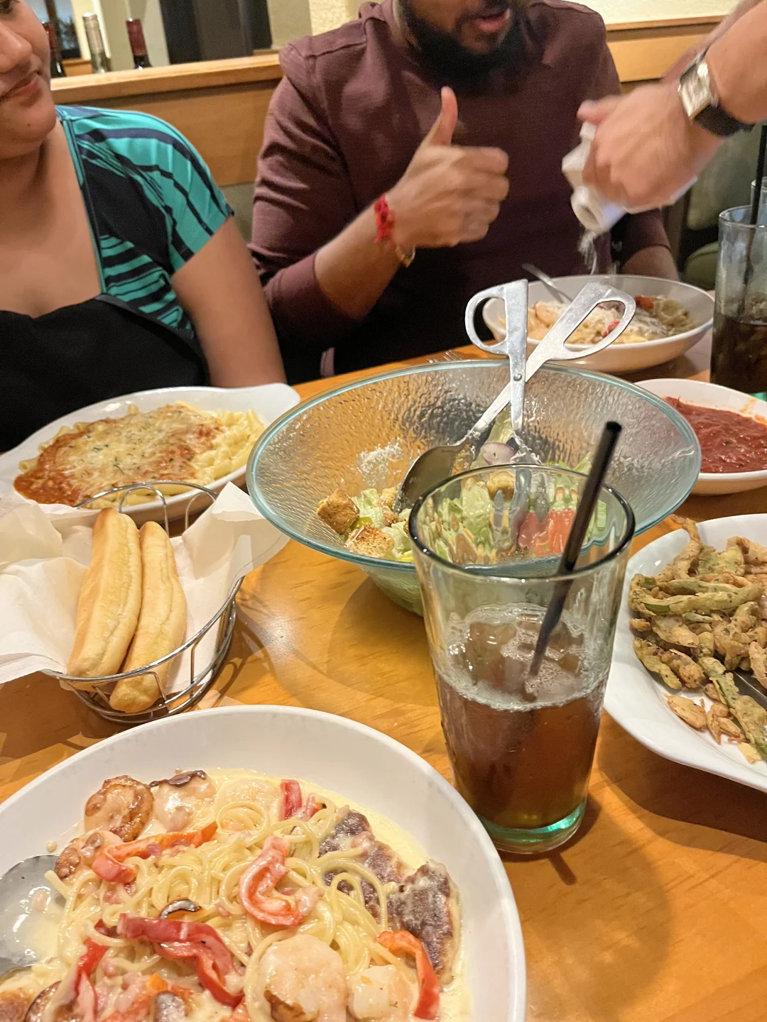 "Restaurant Recommendation in Dallas: Olive Garden with a 4.5 Rating"