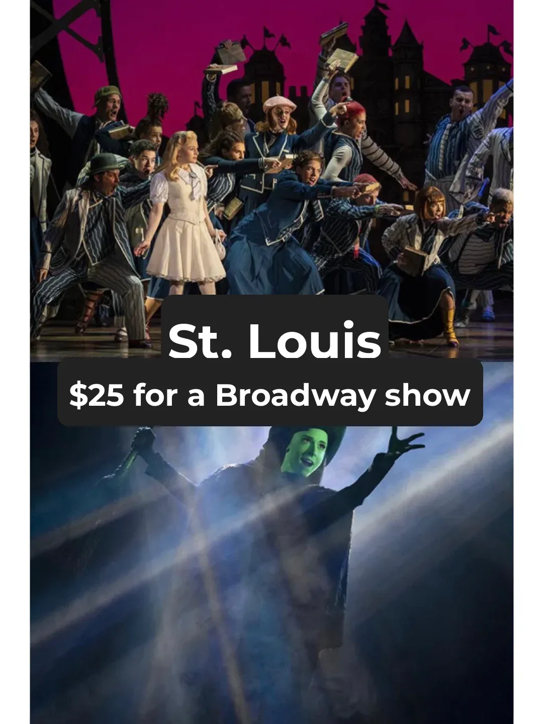 St. Louis｜Super Cheap Tickets for the Wicked Broadway Tour❗️
