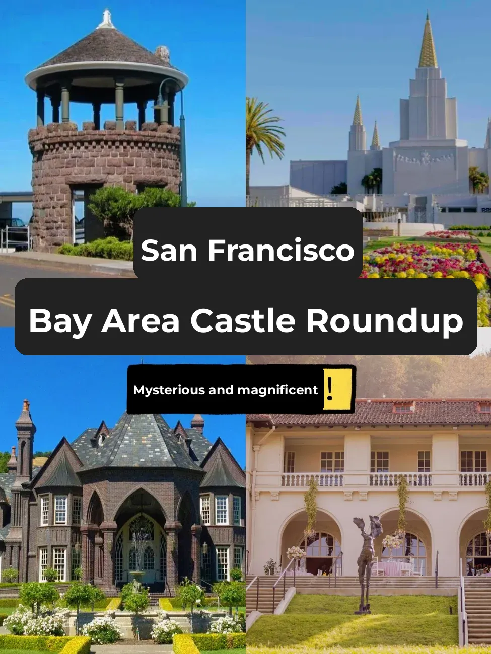 Bay Area Weekend Gems 🏰 Must-Visit Stunning Castles!!