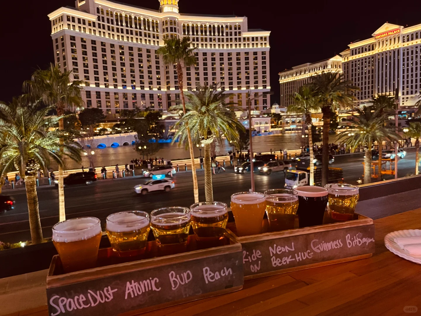 Sipping Beer by the Fountain—LV’s Restaurant Has the Best Spot Ever!