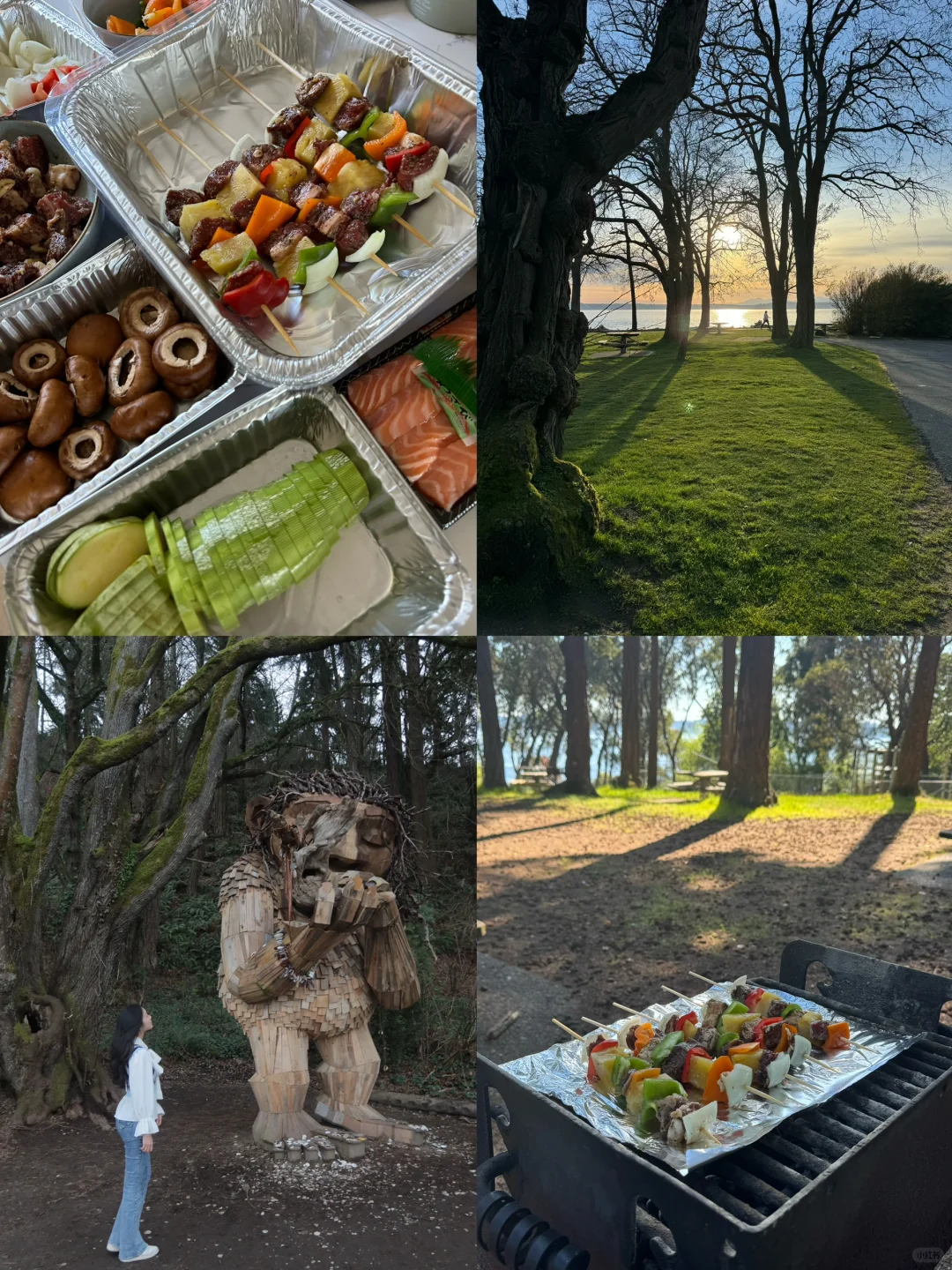 Lincoln Park in Seattle ⛲ | BBQ 🍖 | 🧌