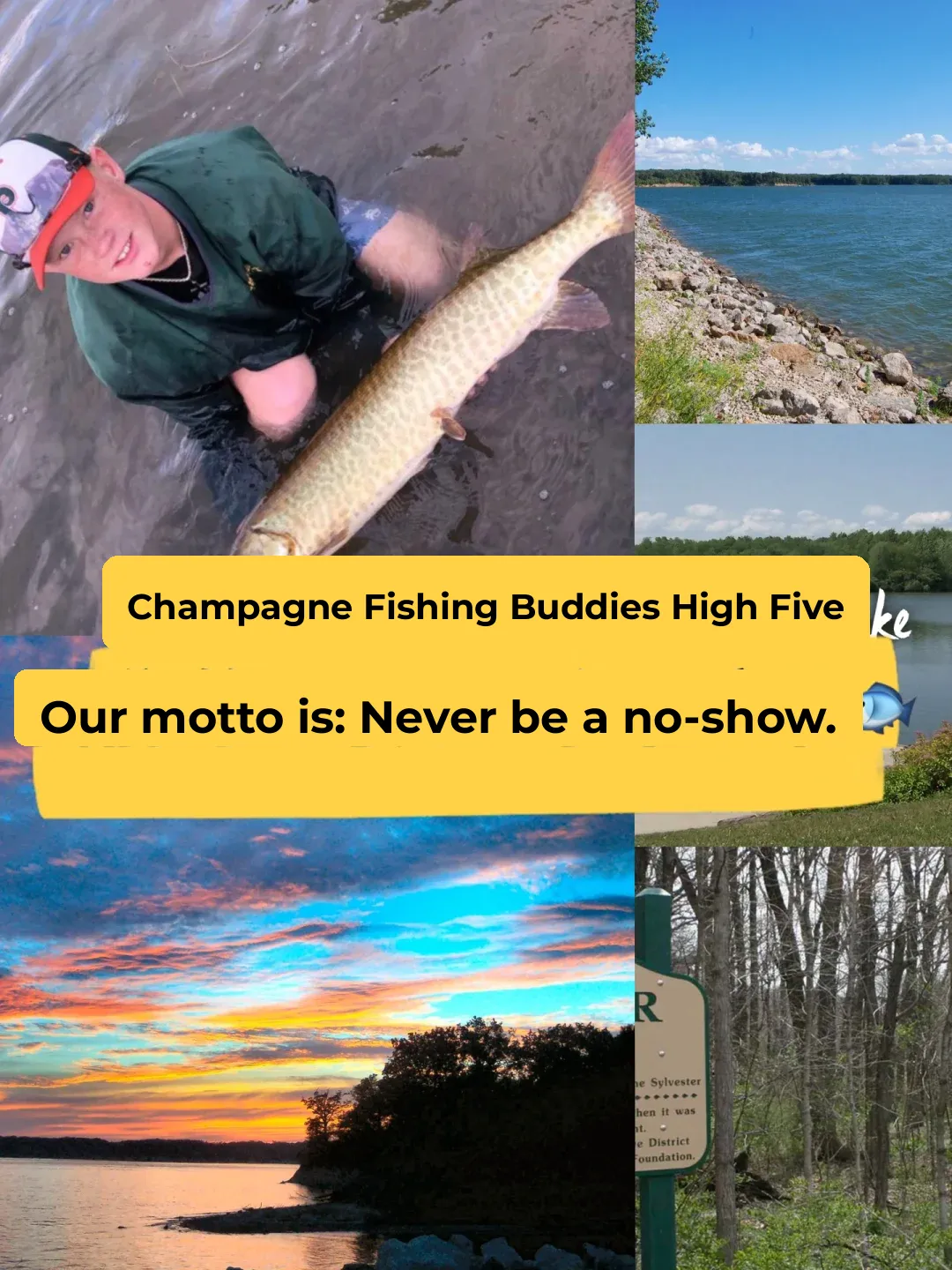 Fishing buddies in Illinois, gather up! Here are some great spots for spring fishing 🎣😍