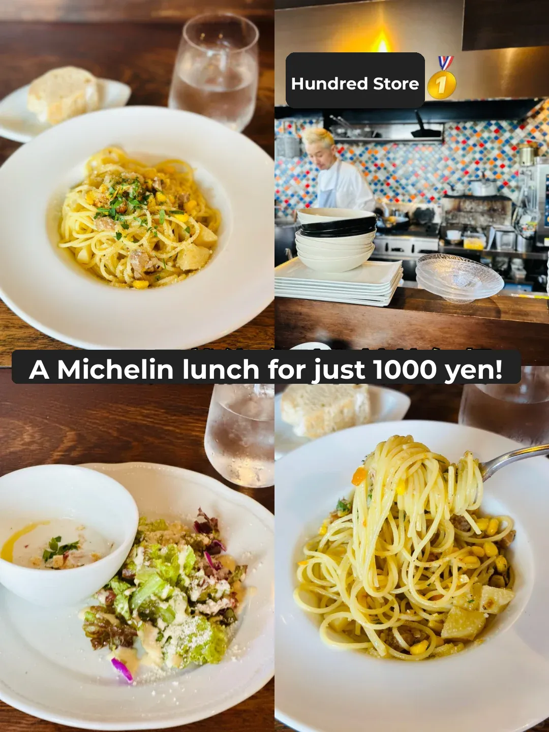 Osaka's Top 100 Eateries🥇: Michelin-Star Lunch for Just 1,000 Yen💰