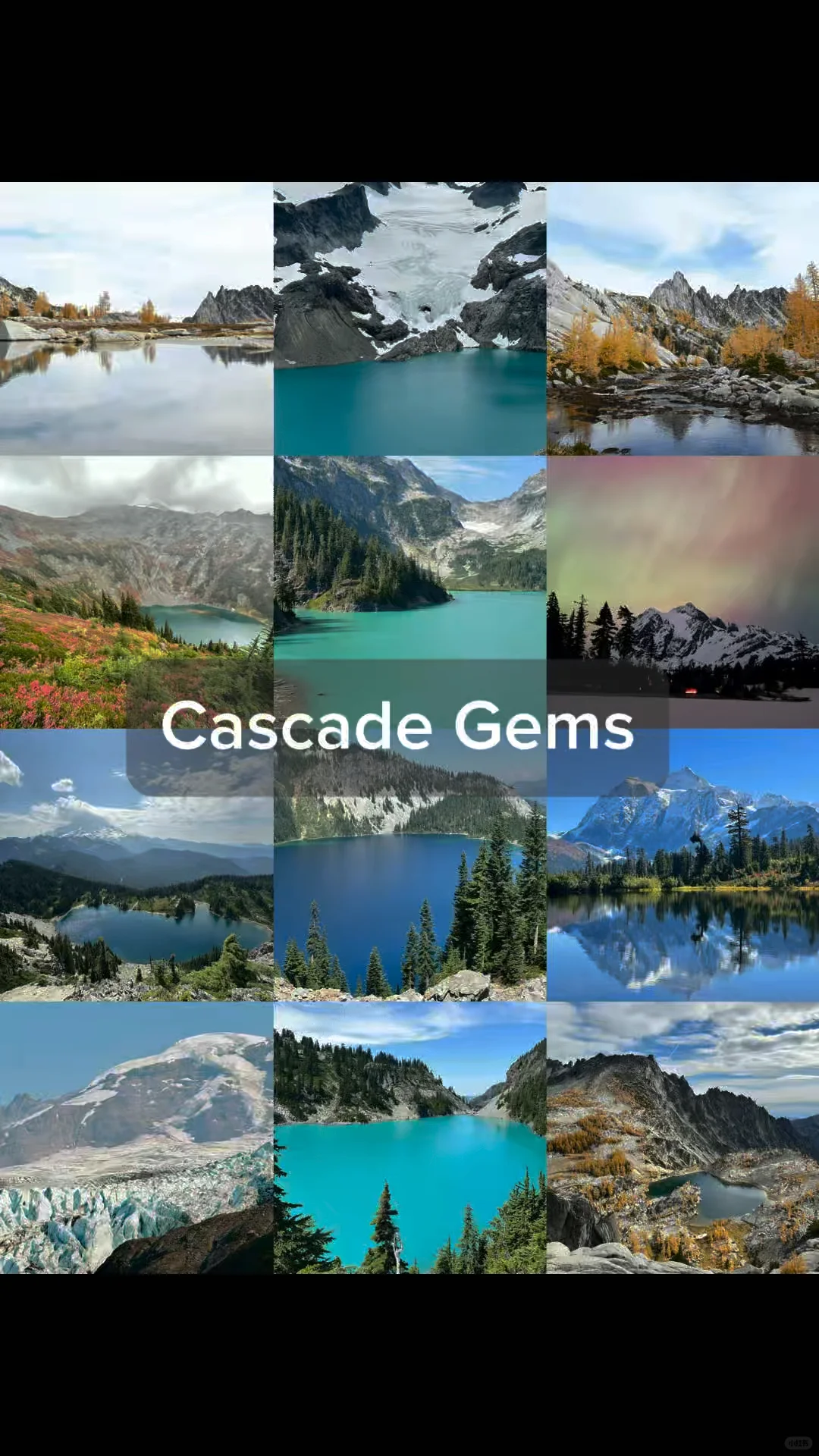 A Little Collection of Alpine Lakes in Washington State