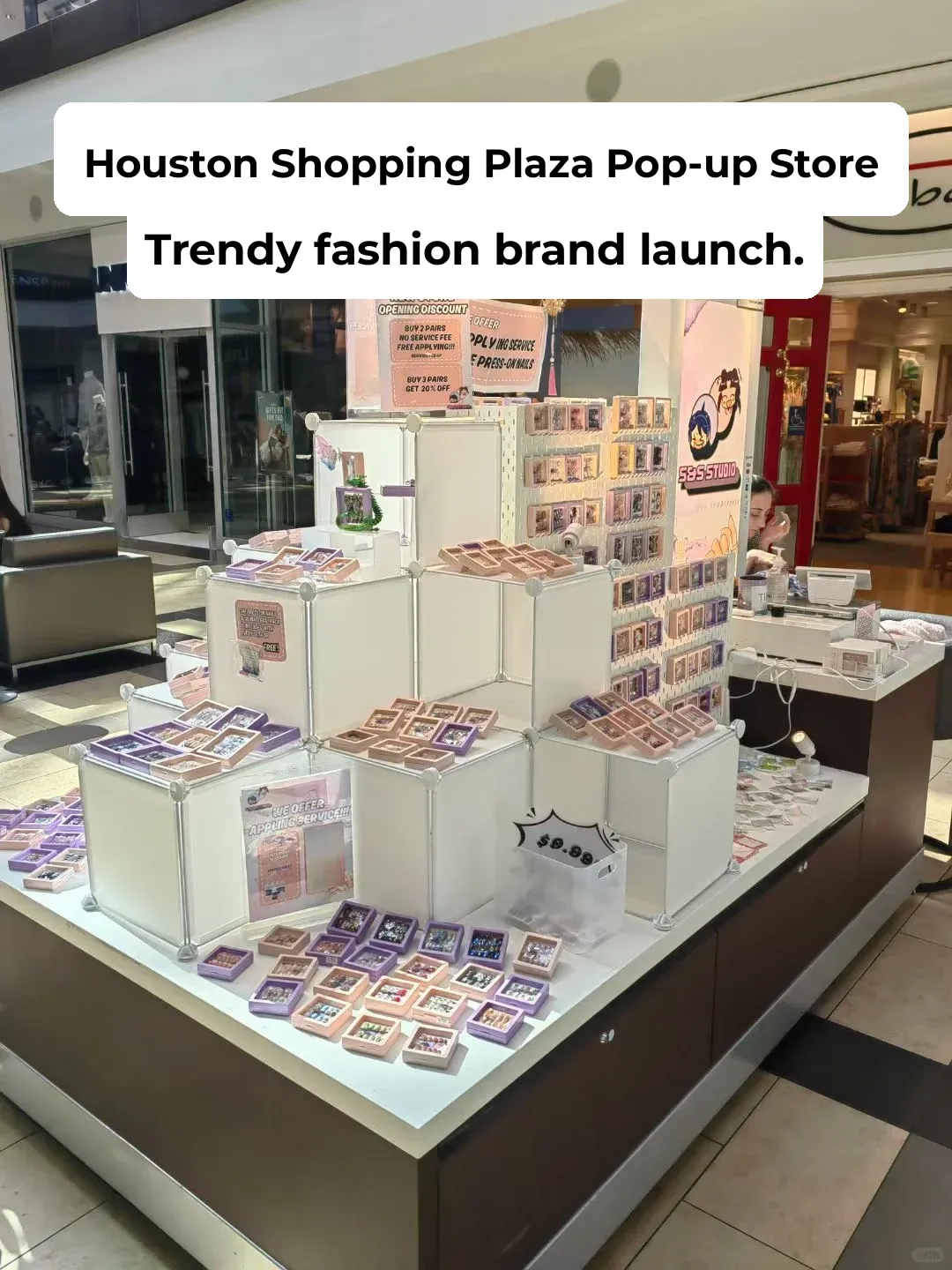 Pop-Up Shop Model Goes Overseas｜Prime Location in Houston Shopping Plaza