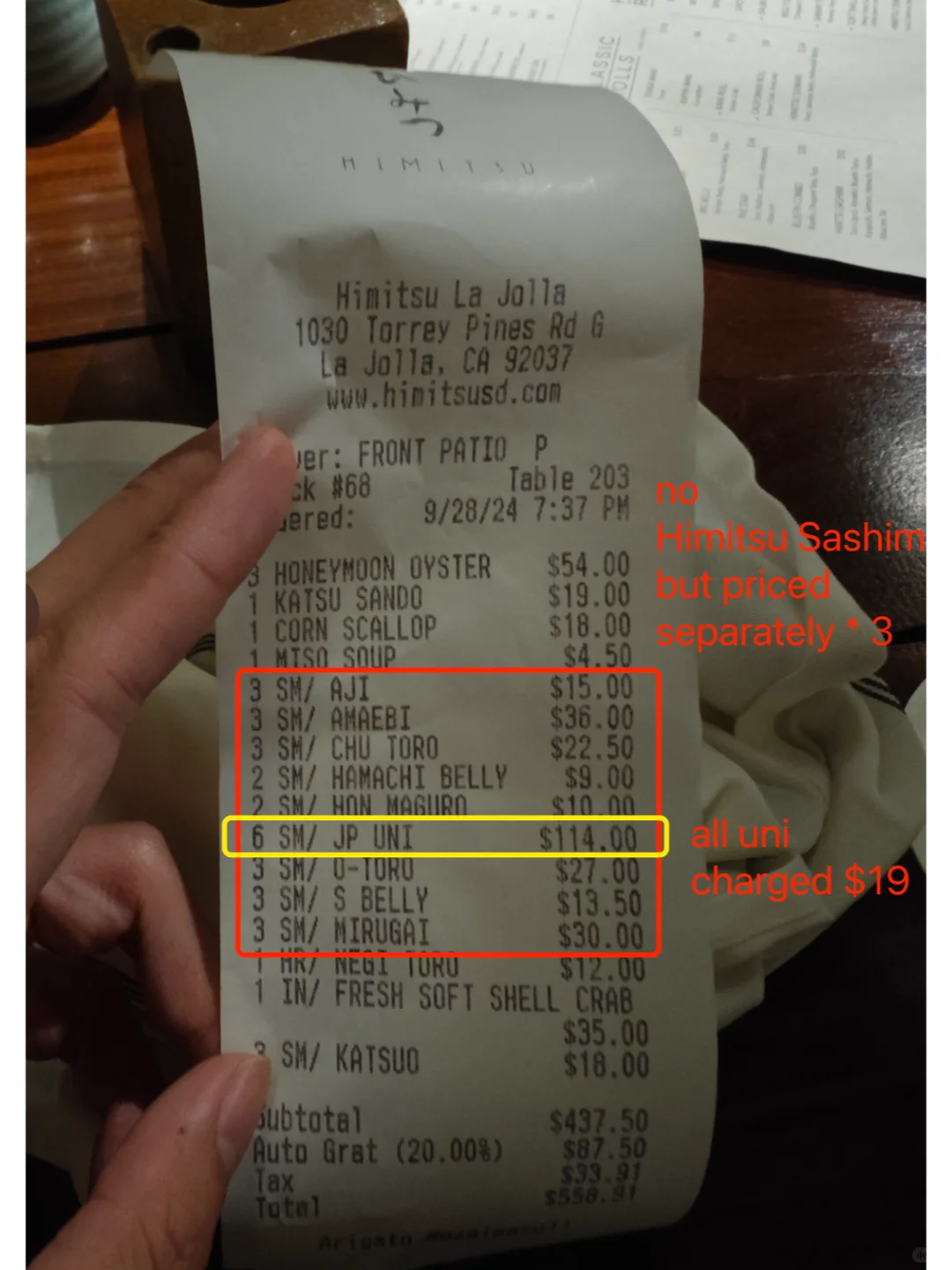 Exposing a Rip-Off Japanese Restaurant in San Diego, SD