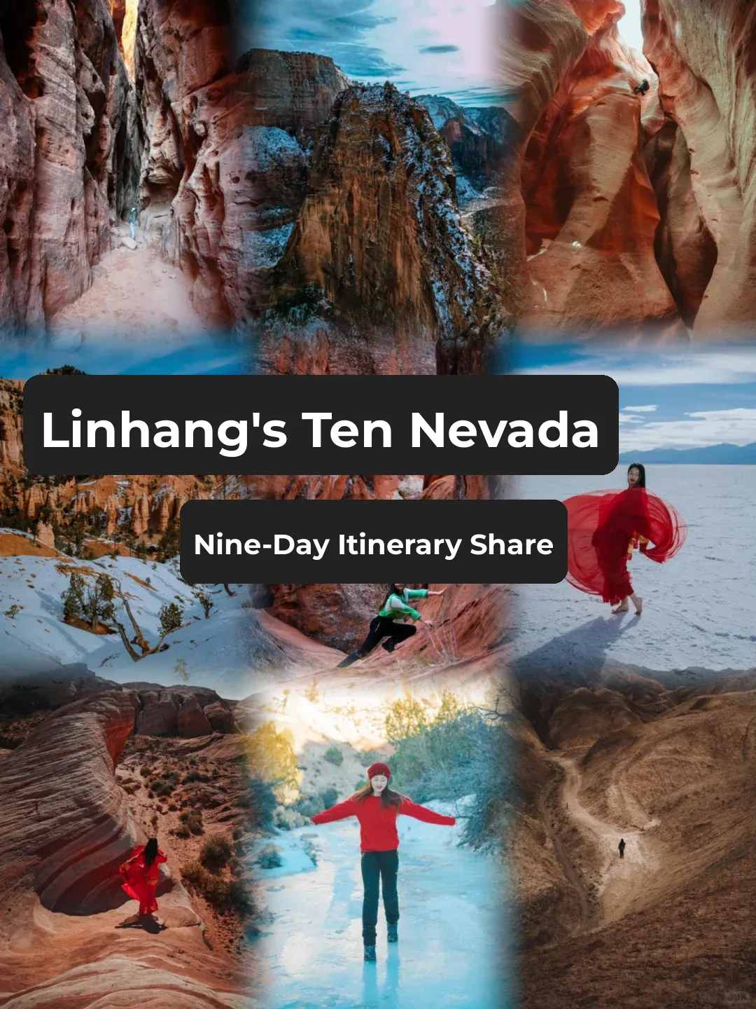 Utah + Nevada | 9-Day Hiking Adventure ⛰️ Breathtaking Itinerary Revealed