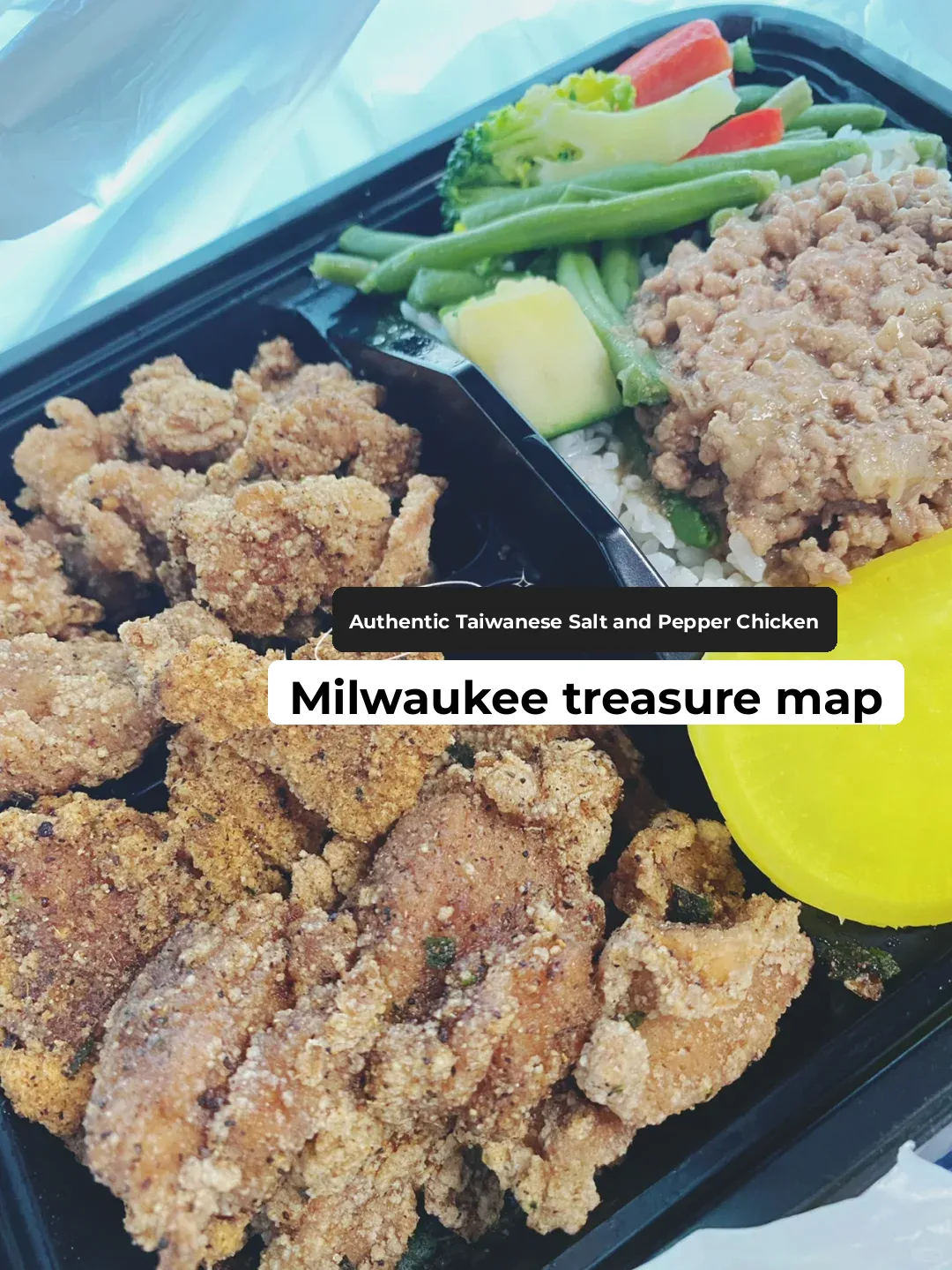 Hidden Gem in Milwaukee: Authentic Taiwanese Salt & Pepper Chicken with Minced Pork Rice