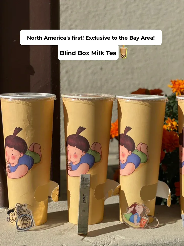 Exclusive Blind Box Milk Tea in the North American Bay Area - The Ultimate Milk Tea Experience in the Bay 💰1