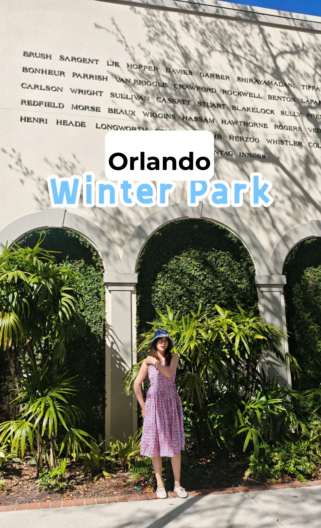 Artistic Stroll Through Winter Park in Orlando, Florida