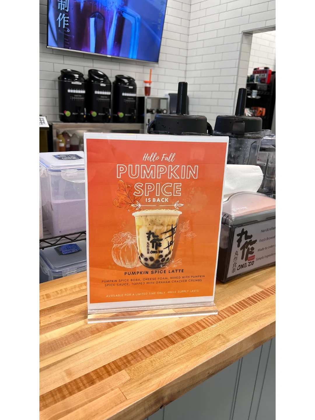 Tampa Food Exploration: Pumpkin Spice Boba Latte 🎃🟠🟤🟠🟤