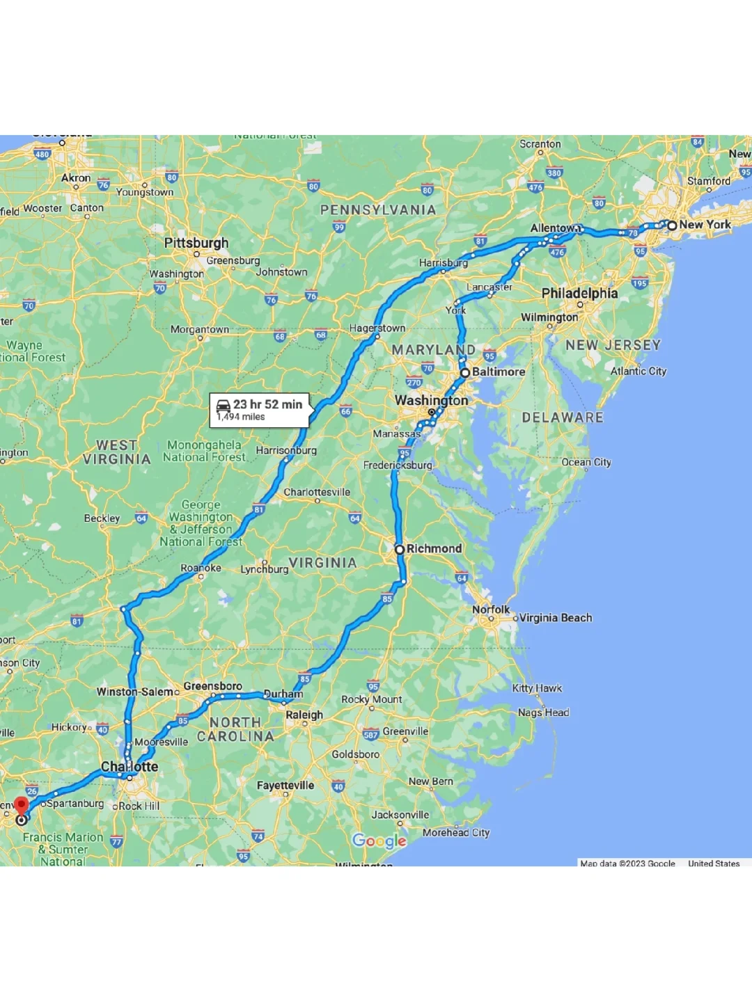 Off-the-Beaten-Path East Coast Road Trip Across 8 States