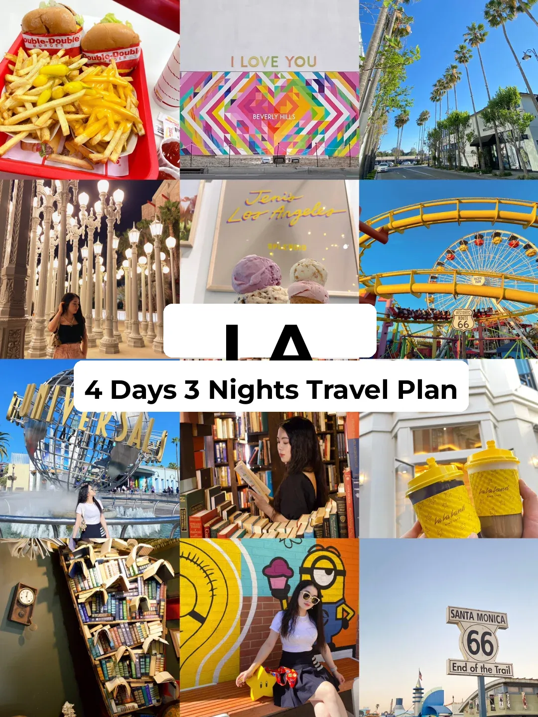 🇺🇸 LA Los Angeles | 🌴 4-Day 3-Night Ultimate Travel Guide